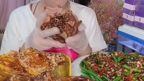 ASMR Mukbang Delicious Eating, ASMR Watering Drop #shorts #ASMR (6)