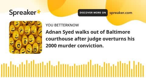 Adnan Syed walks out of Baltimore courthouse after judge overturns his 2000 murder conviction.