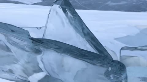 Alaska's Pretty Glacier Ice Sculpture