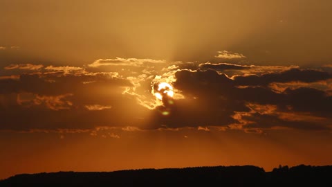 cloudy sky during sunset