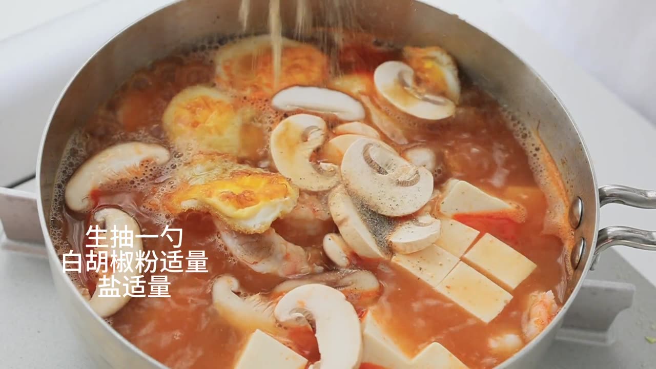 Have some warm and tasty soup! really delicious