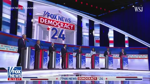 ‘Rookie’ Vivek Ramaswamy Clashes With Haley, Others at GOP Debate _ WSJ News