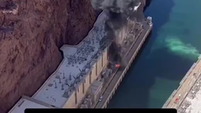 Breaking News Heavy Explosion Hooverdam in Nevada 07/19/22