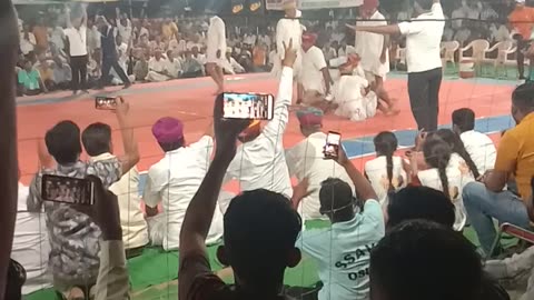 Rajsthan man kabbadi playing