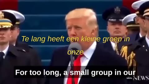 President Trump 2016 Belangrijkste video boodschap