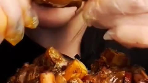 Spicy Sweet Goat Bone yummy