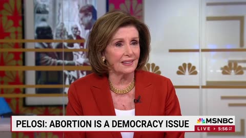 Pelosi on MSNBC's Morning Joe