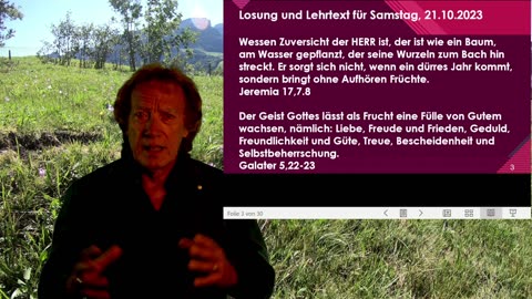 Losung - Wort zum Tag 21.10.2023