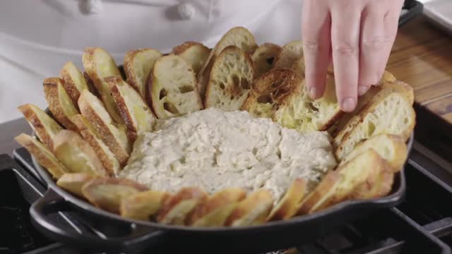 Baked Crab Dip with Crostini, by America's Test Kitchen