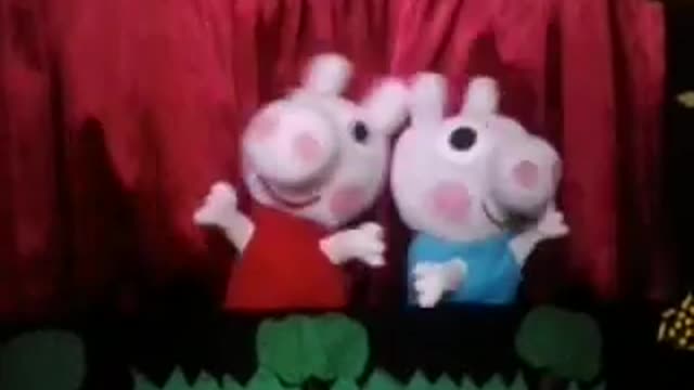 Peppa pig puppet theater very funny for children