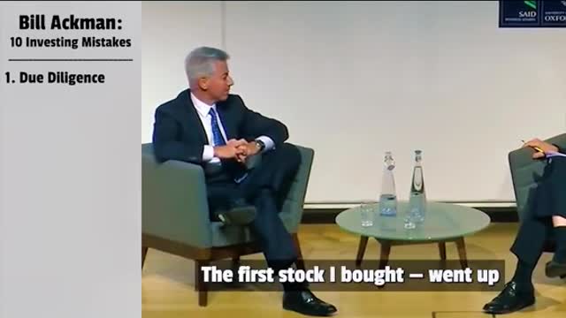 Bill Ackman : 10 investment mistakes