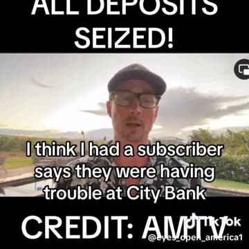 시티즌스 은행 모든 예금 압류 - 매우 심각 - 시티즌스 은행 붕괴.avi