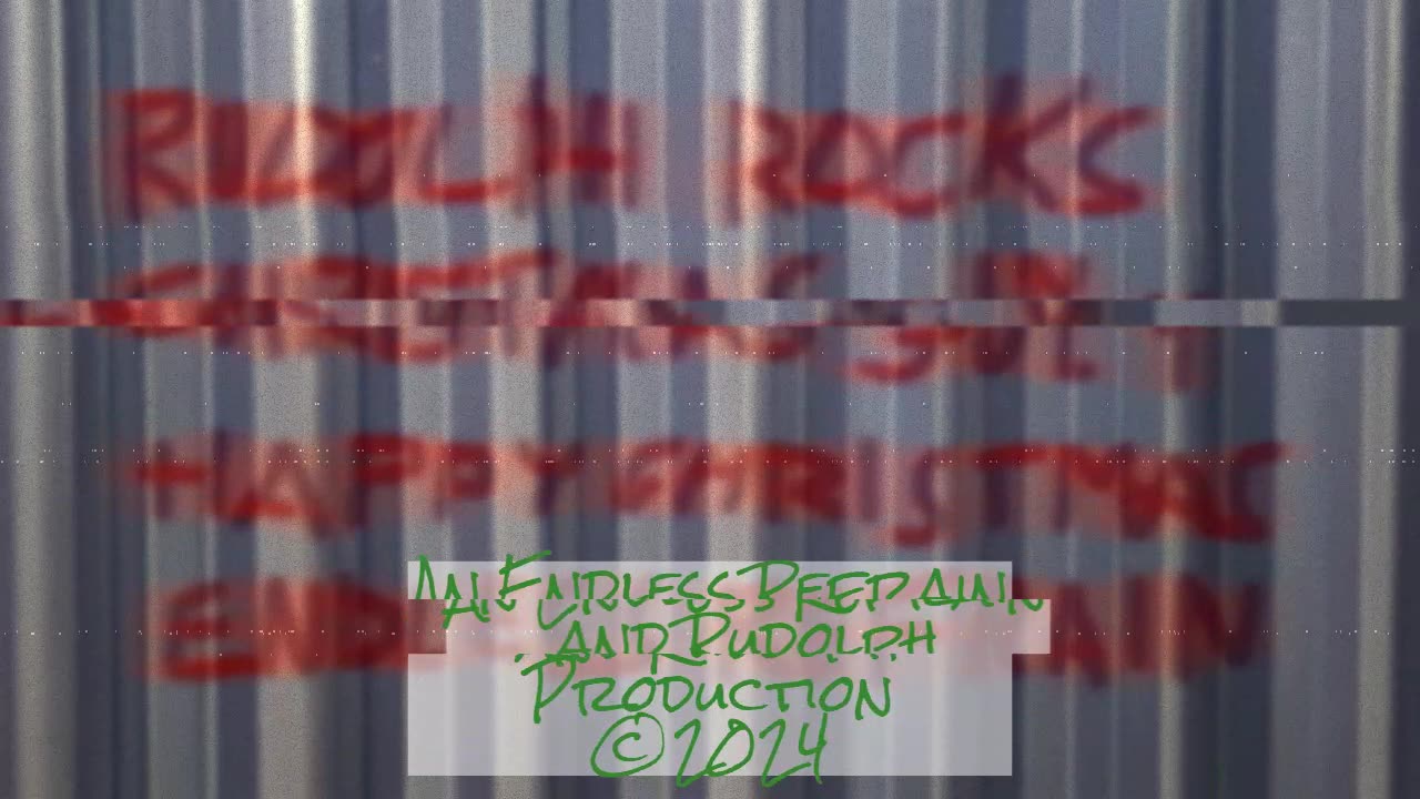 Rockin In A Manger [Rudolph's Remix] (Audio Visualiser)