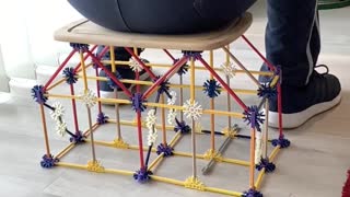 Knex DIY Char failure - In Slow Motion