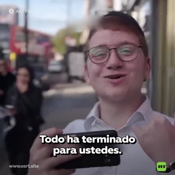 ❗️ Joven judío amenaza a manifestantes propalestinos