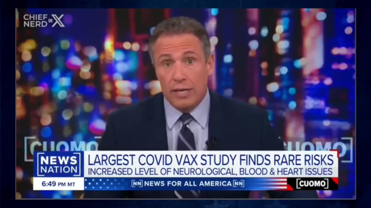 wow Chris Cuomo singing a different tune after latest covid vaccine data side affects