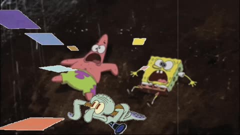 Squidward Is Playing With Tiles While SpongeBob And Patrick Are Being Revived ✝️