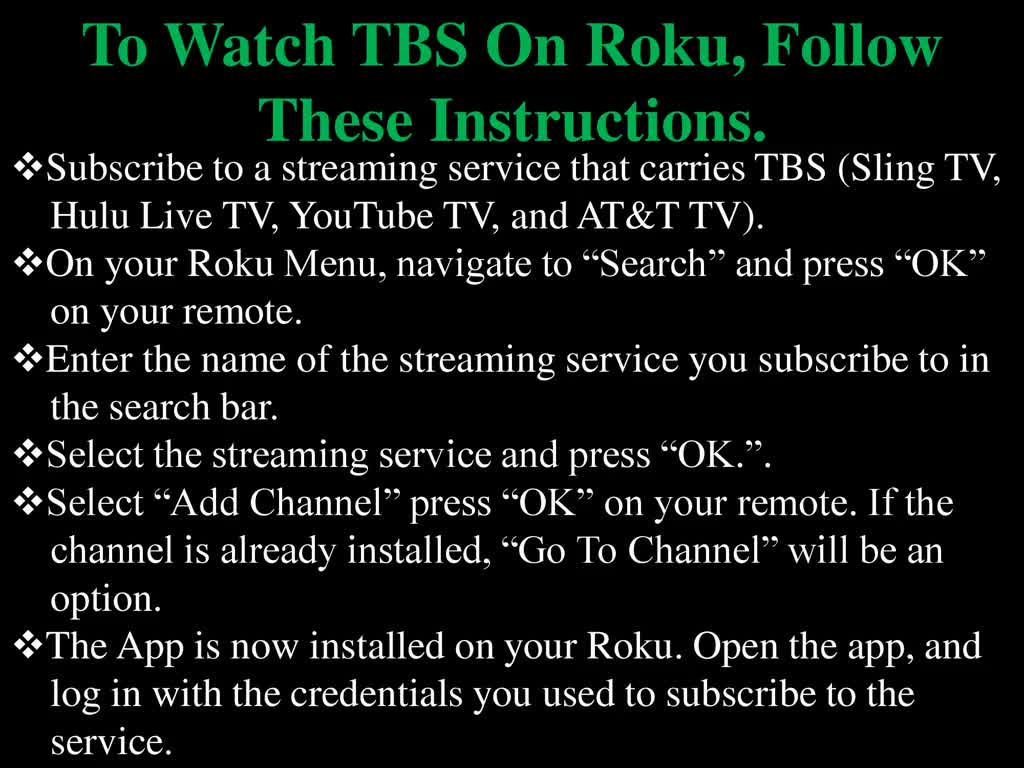 How To Watch The TBS Live Stream Online Without Cable