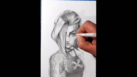 How to Draw Jinx Arcane