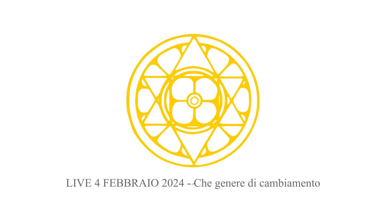 LIVE 4 FEBBRAIO 2024 - Che genere di cambiamento