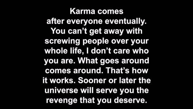 KARMA..... I'M COMING FOR YOU ""MOOK H""....