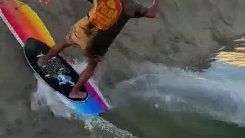 Wow, it's a great place to surf