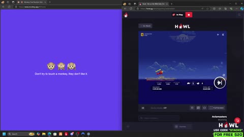 "!howl ! discord" 11-06-2024 - Stackswopo MonkeyApp & Gambling Stream