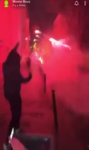 Feuer in Pariser Vororten