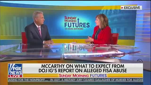 Rep. Kevin McCarthy: Comey, McCabe to face charges