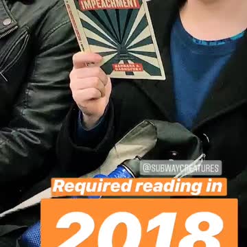 A citizens guide to impeachment woman reading book