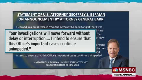 Former U.S. Attorney Details Trump, Barr Efforts To Corrupt DOJ With Political Agenda