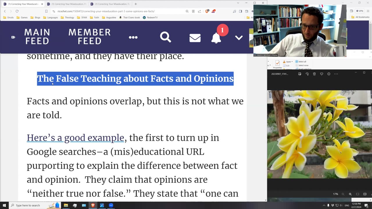 Some Opinions Are Facts!