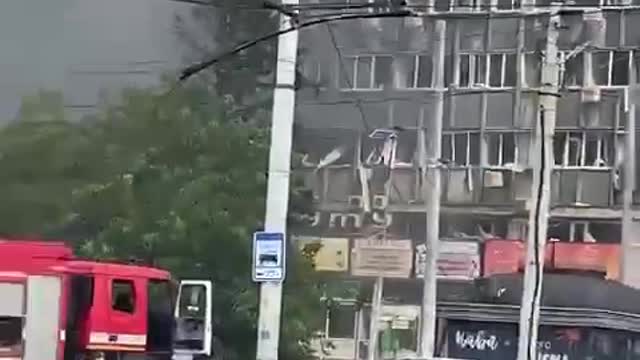 More footage confirming that a missile attack was carried out in Vinnitsa