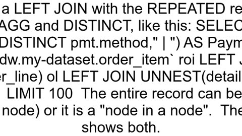 Concatenate the values of a nested field on BigQuery