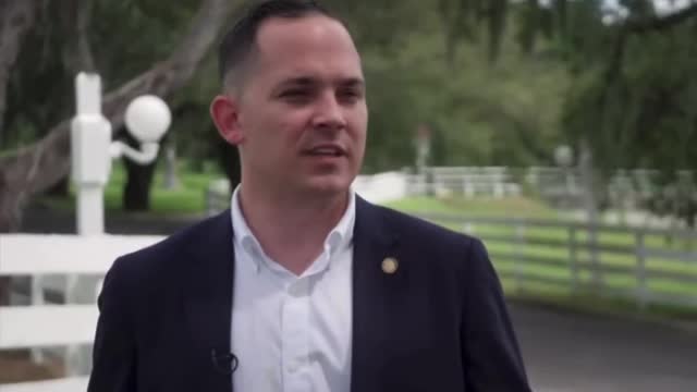 Congressman Telling reporter why he don't need a vaccine