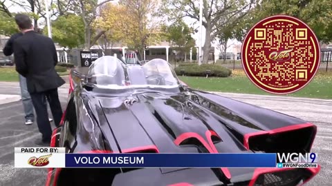 1966 Batmobile(might be a replica) on the morning news.