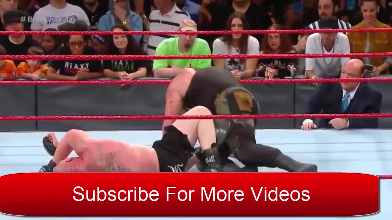 Wwe brock lesnar Vs Braun Strowman Full Match 8th December 2018