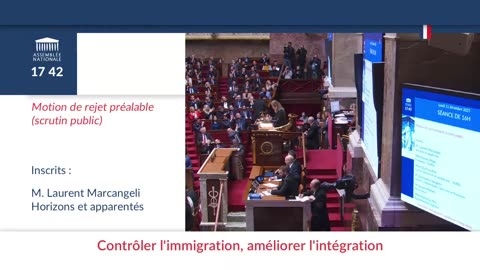 French parliament rejects Macron's immigration bill.