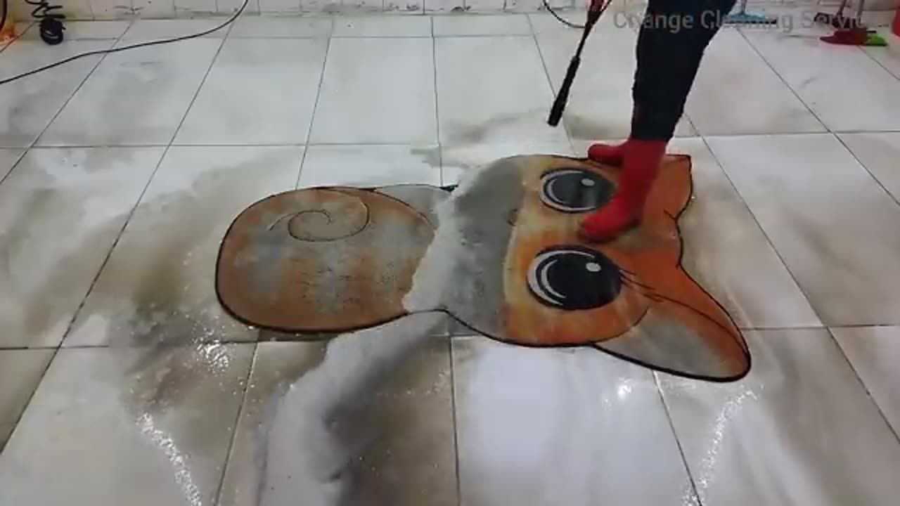 Satisfying: Carpet cleaning ASMR 😍