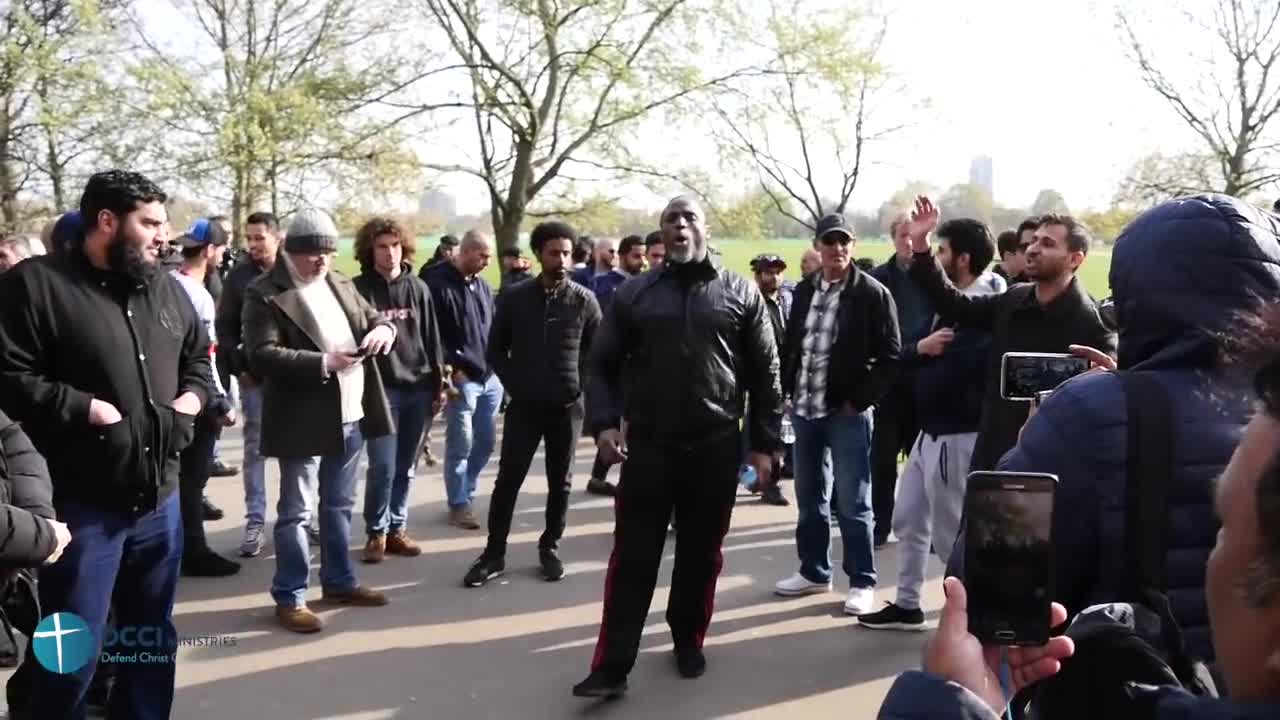 The blind leading the blind - they deny Christ. DCCI @ Speakers Corner