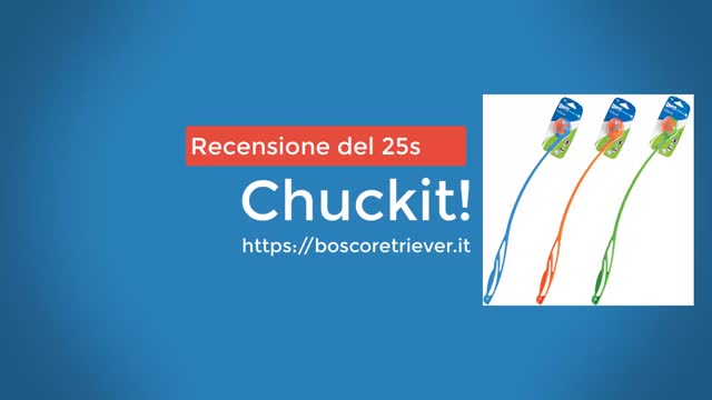 Recensione del chuckit 25s lanciapalline per cani