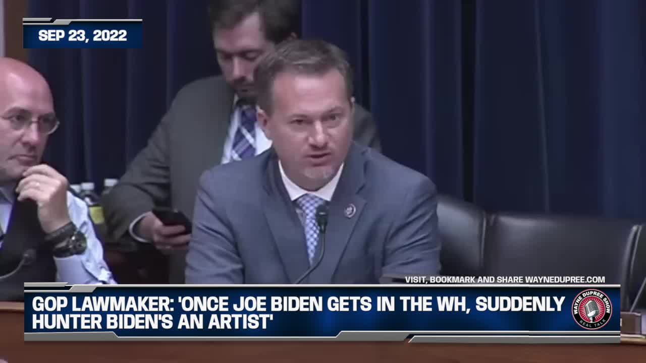 GOP Rep: 'Once Joe Biden Gets In The White House, Suddenly Hunter Biden's An Artist'