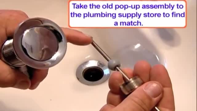 How to Fix a Bathroom Sink Stopper | This Old House