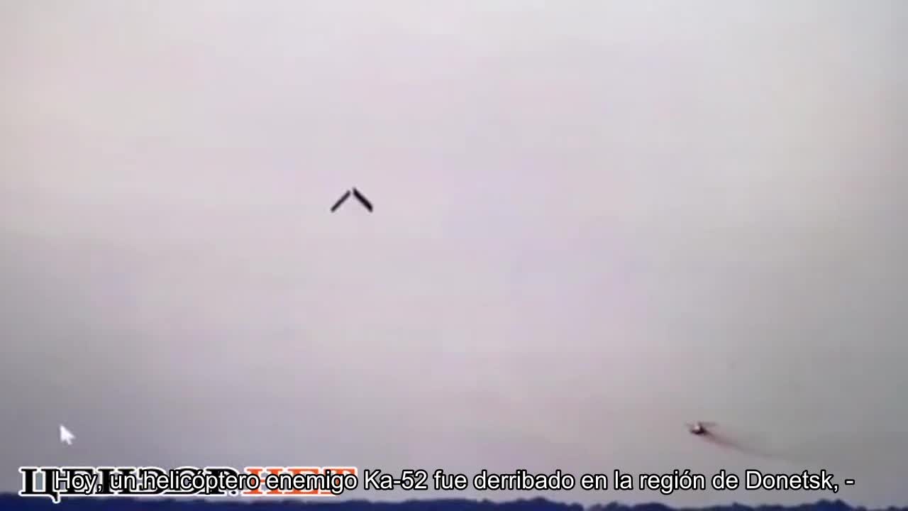 Hoy, un helicóptero enemigo Ka-52 fue derribado en la región de Donetsk - Comando de la Fuerza Aére