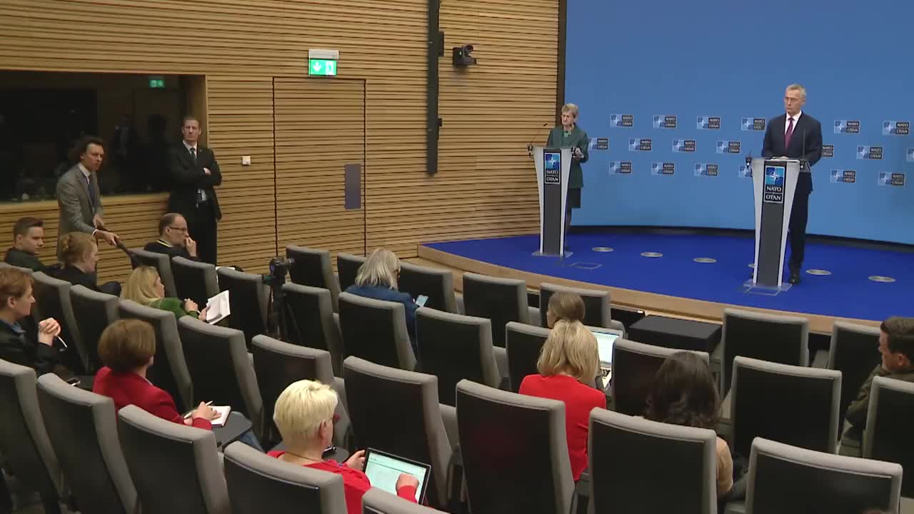 NATO Secretary General Jens Stoltenberg press conference previewing the #NATOSummit, 23 MAR 2022