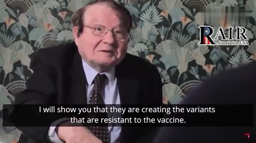 Nobel Prize Winner Prof. Luc Montagnier: "The Covid Vaccine Is Creating The Variants"