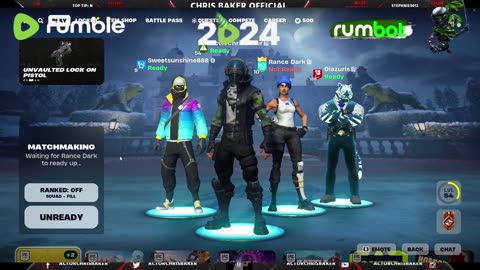 FORTNITE with Rance Dark and Sweetsunshine! 3 Dubs already! GOAL OF 50 FOLLOWERS! | #WumbleWick #WumbleWick2024