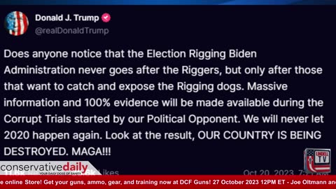 Conservative Daily Shorts: We have to Save US - Trump Statements on Truth w Joe & Apollo