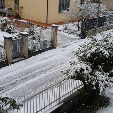 Snowfall is raining and environment so cool cool