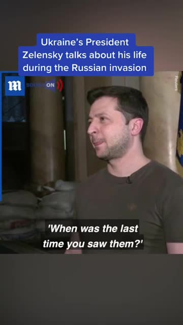 Ukraine_ Zelensky on life during Russia's invasion #shorts #shortsvideo #ukraine
